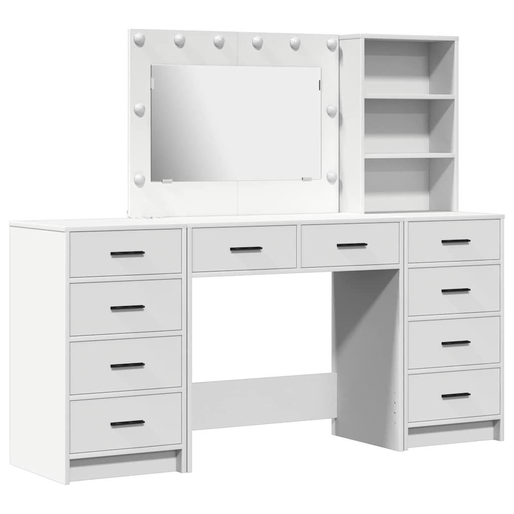 Dressing Table 3 Pcs 40 X 41 X 135 Cm Engineered Wood